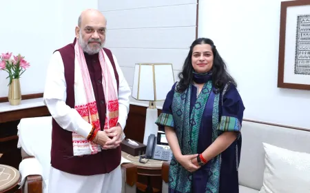 हरियाणा की कैबिनेट मंत्री श्रुति चौधरी ने की गृह मंत्री अमित शाह से मुलाकात