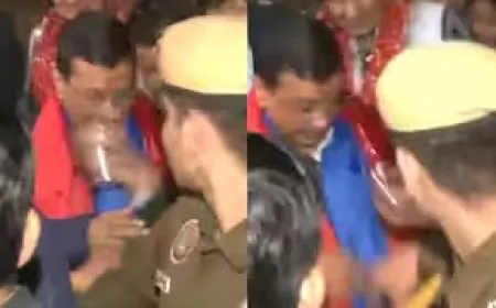 अरविंद केजरीवाल की सुरक्षा में चूक, अनजान शख्स ने की हमले की कोशिश