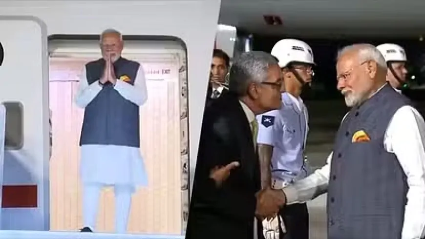 PM मोदी G20 समिट में भाग लेने के लिए पहुंचे ब्राजील, हुआ जोरदार स्वागत