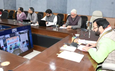 मुख्यमंत्री नायब सिंह सैनी ने की समाधान शिविरों की प्रगति की समीक्षा