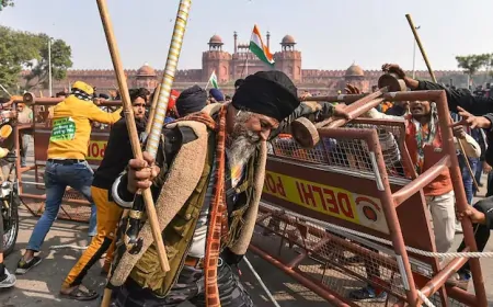 दिल्ली कूच के लिए तैयार किसान, ट्रैफिक पर असर.. पुलिस ने जारी की एडवाइजरी