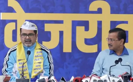 UPSC के फेमस टीचर अवध ओझा 'AAP' में शामिल, दिल्ली से चुनाव लड़ने की अटकलें तेज़