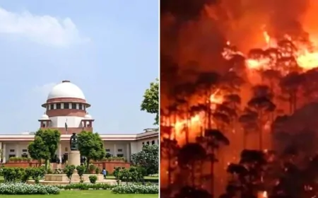 सुप्रीम कोर्ट परिसर में लगी आग, जल्द पाया गया काबू