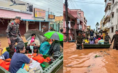 चक्रवात फेंगल: दक्षिण भारत में तबाही का मंजर, जनजीवन अस्त-व्यस्त