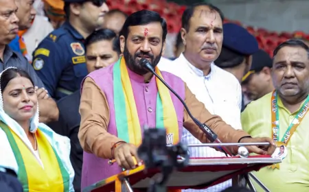 मुख्यमंत्री नायब सिंह सैनी ने लाडवा विधानसभा क्षेत्र में किया विभिन्न गांवों का दौरा