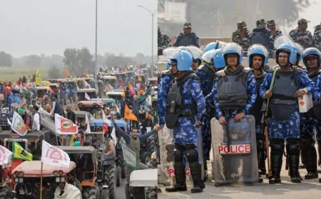 किसानों के दिल्ली कूच को लेकर अलर्ट हरियाणा पुलिस, 8 DSP सहित अर्धसैनिक बलों की 14 कंपनियां तैनात