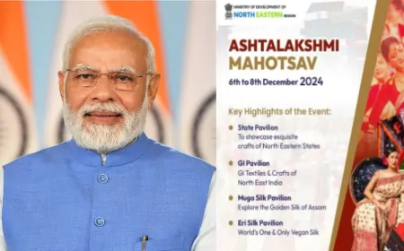‘अष्टलक्ष्मी महोत्सव’ का शुभारंभ करेंगे PM नरेंद्र मोदी, दिखेगी पूर्वोतर भारत की सांस्कृतिक झलक