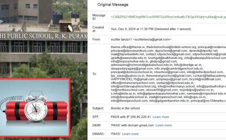 स्कूलों को बम से उड़ाने की धमकी निकली अफवाह, ई-मेल के जरिए दी गई थी स्कलों को धमकी