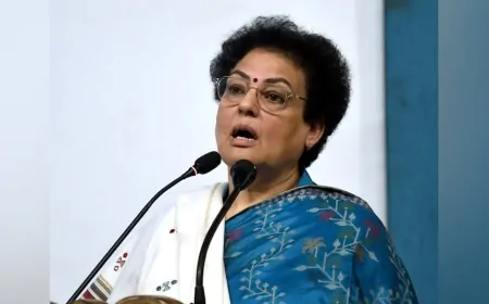 BJP ने हरियाणा राज्यसभा चुनाव 2024 के लिए रेखा शर्मा को बनाया उम्मीदवार