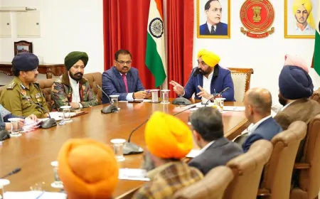 श्री फतेहगढ़ साहिब शहीदी सभा: मुख्यमंत्री ने प्रबंधों का लिया जायजा, श्रद्धालुओं की सुविधाओं पर दिया जोर