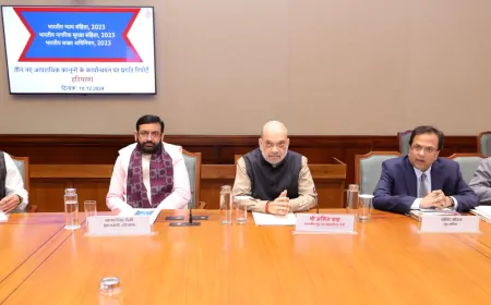 हरियाणा में भी लागू होंगे नए आपराधिक कानून, गृह मंत्री अमित शाह ने मुख्यमंत्री और डीजीपी को दिए खास निर्देश