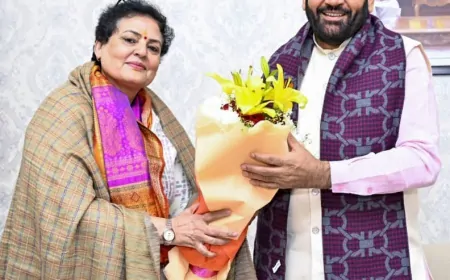 BJP प्रत्याशी रेखा शर्मा का राज्यसभा जाना तय, केवल औपचारिक घोषणा बाकी