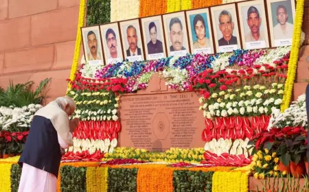 संसद हमले की आज 23वीं बरसी, PM मोदी ने शहीदों को दी श्रद्धांजलि