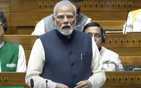 कांग्रेस के मुंह से संविधान शब्द भी शोभा नहीं देता है, लोकसभा में बोले PM मोदी