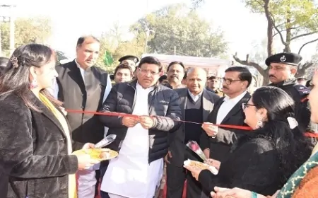 कैबिनेट मंत्री विपुल गोयल ने किया सांझा बाजार का उद्घाटन