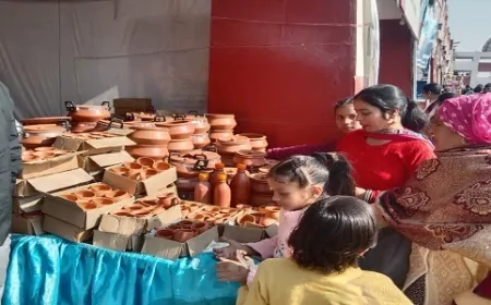 बिजली के चाक पर बने मिट्टी के बर्तनों से सजा ब्रह्मसरोवर का पावन तट