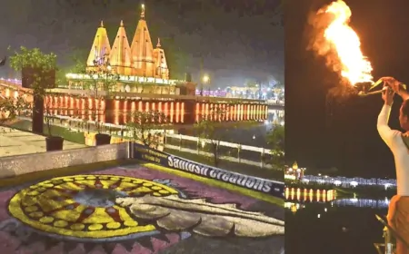 देश के पांच प्रमुख तीर्थ स्थलों पर हजारों श्रद्धालुओं ने ऑनलाइन प्रणाली से देखा अंतर्राष्ट्रीय गीता महोत्सव