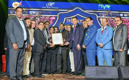 अंगदान के चलते हरियाणा में नंबर वन बनी परवाज-एक उड़ान संस्था, कैबिनेट मंत्री कृष्ण बेदी ने दिया अवार्ड आफ एक्सीलेंस