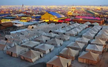 महाकुंभ-2025 को लेकर तैयारियां तेज, VVIP मेहमानों के लिए तैयार हो रही रॉयल टेंट सिटी