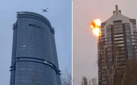 9/11 जैसा यूक्रेन का रूस पर हमला, 6 इमारतों को बनाया ड्रोन से निशाना