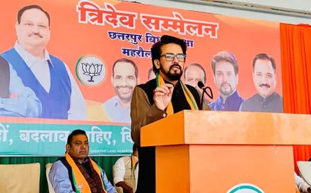 पानी की बजाय शराब बाँटना केजरीवाल की फ़ितरत: अनुराग सिंह ठाकुर