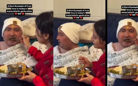 आखिरी सांस तक रहीं साथ... बिबेक पंगेनी और सृजना सुबेदी की प्रेम और समर्पण की कहानी