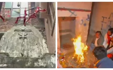 मुजफ्फरनगर के शिव मंदिर का 54 साल बाद शुद्धिकरण करने पहुंचे हिंदू तो मुस्लिमों ने की फूलों की बारिश