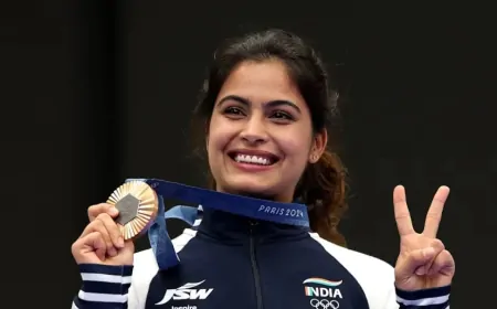 ओलंपिक मेडलिस्ट मनु को मिल सकता है खेल रत्न! खेल मंत्रालय खुद नॉमिनेट करने की तैयारी में