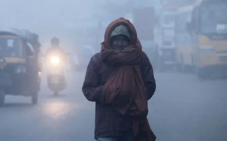 दिल्ली में ठंड का कहर: कोहरा, फ्लाइट्स पर असर और 3 दिन का बारिश अलर्ट
