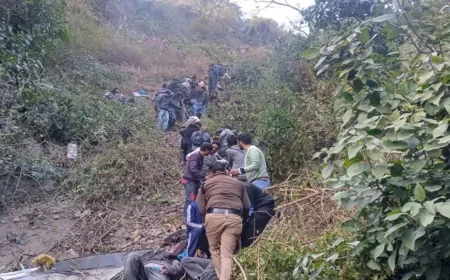 अल्मोड़ा में बड़ा हादसा, हल्द्वानी जा रही बस 1500 फीट गहरी खाई में गिरी