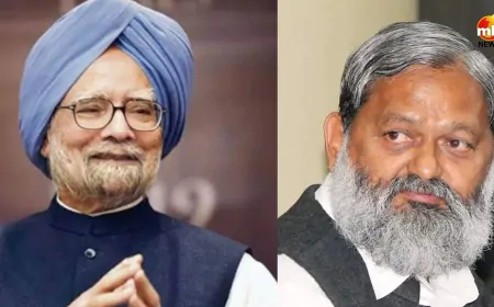 पूर्व प्रधानमंत्री डॉ. मनमोहन सिंह का निधन दुर्भाग्यपूर्ण और हृदय विदारक : अनिल विज