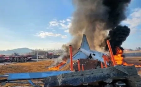 South Korea Plane Crash: मुआन एयरपोर्ट पर बड़ा हादसा, 28 लोगों की मौत