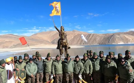 पूर्वी लद्दाख में दिखेगा शिवाजी महाराज का आक्रोश, प्रतिमा स्थापित... चीन को बड़ा संदेश !