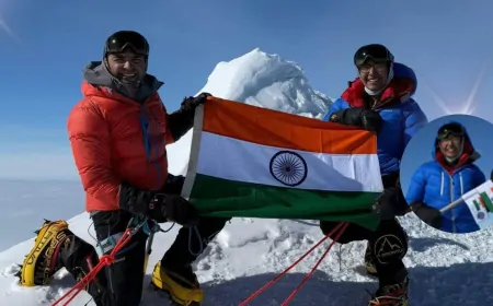 12वीं की छात्रा काम्या ने रचा इतिहास, सात महाद्वीपों की सबसे ऊंची चोटियों पर फहराया तिरंगा