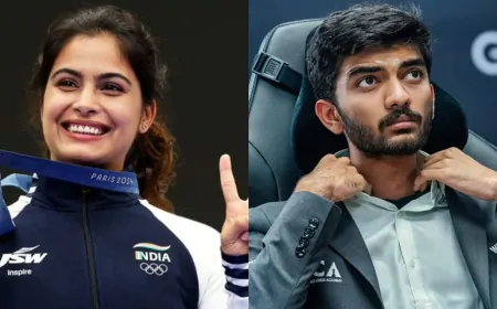 शूटर मनु भाकर और वर्ल्ड चैंपियन चेस प्लेयर डी गुकेश को मिलेगा खेल रत्न अवॉर्ड, 32 ख‍िलाड़‍ियों को अर्जुन पुरस्कार