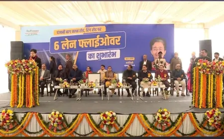 CM आतिशी ने पंजाबी बाग फ्लाईओवर का किया उद्घाटन, रोजाना 3 लाख लोगों को मिलेगा लाभ