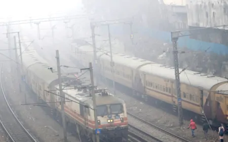 कोहरे की मार: दिल्ली-एनसीआर में ट्रेनें घंटों लेट, यात्रियों को भारी परेशानी