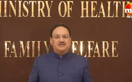 HMPV वायरस पर बोले  केंद्रीय स्वास्थ्य मंत्री नड्डा, कहा - 2001 में हो गई थी वायरस की पहचान, चिंता की कोई बात नहीं...