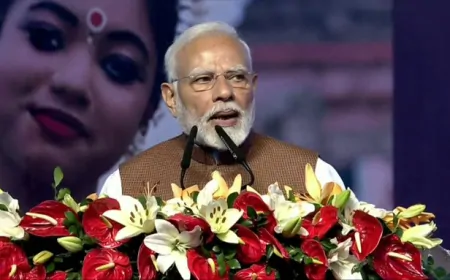 PM मोदी ने किया 'प्रवासी भारतीय सम्मेलन' का उद्घाटन , टूरिस्ट ट्रेन को भी दिखाई हरी झंडी 