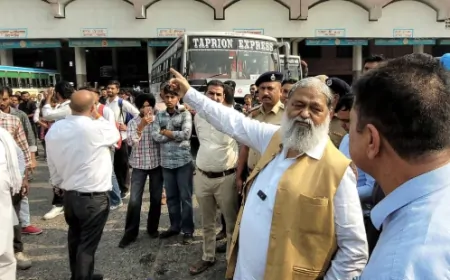 परिवहन मंत्री अनिल विज का ऐलान, हरियाणा के किसी भी बस अड्डे पर नहीं बिकेगी अनअप्रूव्ड चीजें 