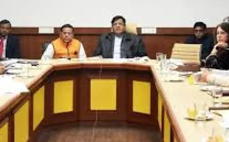 गलत जानकारी पर कार्रवाई के निर्देश, मंत्री विपुल गोयल की समीक्षा बैठक