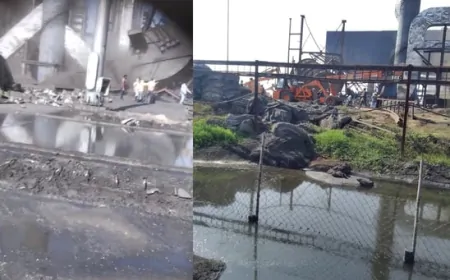 छत्तीसगढ़ के मुंगेली में चिमनी गिरने से 30 लोग दबे, कई की मौत की आशंका