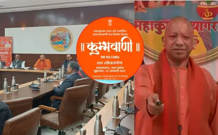'कुंभवाणी चैनल' से मिलेगी घर बैठे महाकुंभ की पल-पल की जानकारी, CM योगी ने किया उद्घाटन 