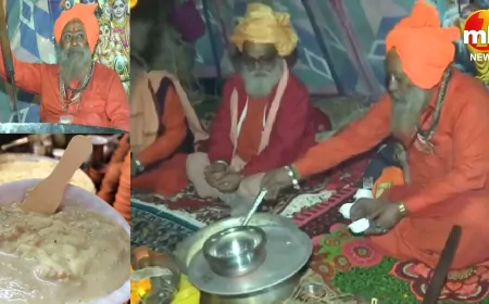 Mahakumbh 2025: प्रयागराज में लगा संतों का मेला, महाकुंभ में पहुंचे रबड़ी वाले बाबा