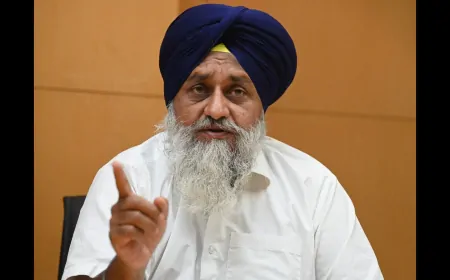 SAD की वर्किंग कमेटी की बैठक में बड़ा फैसला ! सुखबीर सिंह बादल का इस्तीफा मंजूर