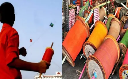 चाइनीज डोर की चपेट में आया 45 वर्षीय व्यक्ति, कट गया गला 