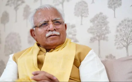 10,000 से अधिक आबादी वाले गांवों में मूल सुविधाओं का विस्तार करेंगे - मनोहर लाल