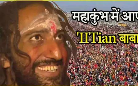 मुंबई IIT से महाकुंभ में पहुंचे 'IITian बाबा', एयरो स्पेस में की इंजीनियरिंग, कहानी सुन उड़ जाएंगे होश
