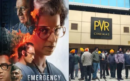 'इमरजेंसी' के रिलीज के पहले ही दिन लगी रोक, PVR पहुंचकर SGPC ने किया प्रदर्शन