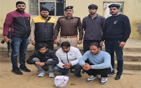 एक करोड़ की हेरोइन के साथ तीन गिरफ्तार
